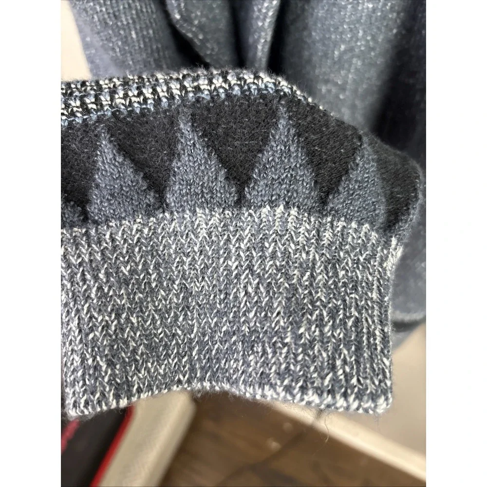 Sun And Stone Long Sleeve‎ Grandpa Sweater Size XXL Geometric Print Fleck